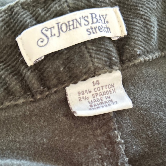🔶5/30$!! St. John’s Bay Stretch Corduroy Pants - Picture 2 of 13